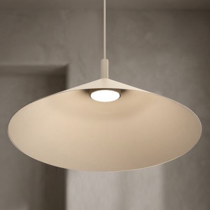 Hanglamp aan kabel ANEGA 1xGX53/15W/230V Ø 50 cm beige