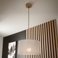 Hanglamp aan kabel ANTONIO 1xE27/60W/230V eiken
