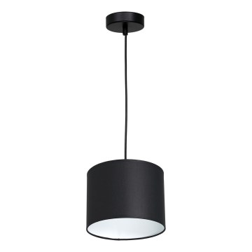 Hanglamp aan kabel ARDEN 1xE27/60W/230V Ø 18 cm zwart/wit