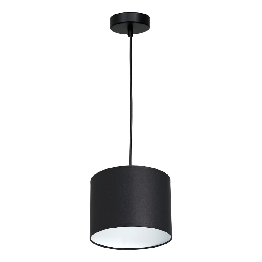 Hanglamp aan kabel ARDEN 1xE27/60W/230V Ø 18 cm zwart/wit