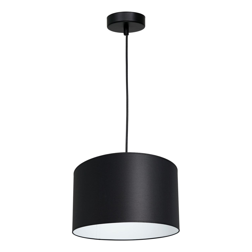 Hanglamp aan kabel ARDEN 1xE27/60W/230V Ø 25 cm zwart/wit