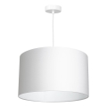 Hanglamp aan kabel ARDEN 1xE27/60W/230V Ø 40 cm wit