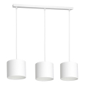 Hanglamp aan kabel ARDEN 3xE27/60W/230V wit