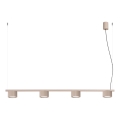 Hanglamp aan kabel AURA 4xGX53/10W/230V taupe