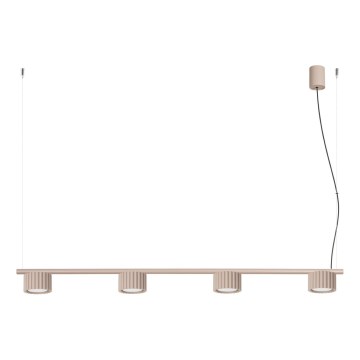 Hanglamp aan kabel AURA 4xGX53/10W/230V taupe