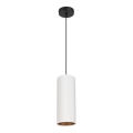 Hanglamp aan kabel AVALO 1xE27/60W/230V wit/koper