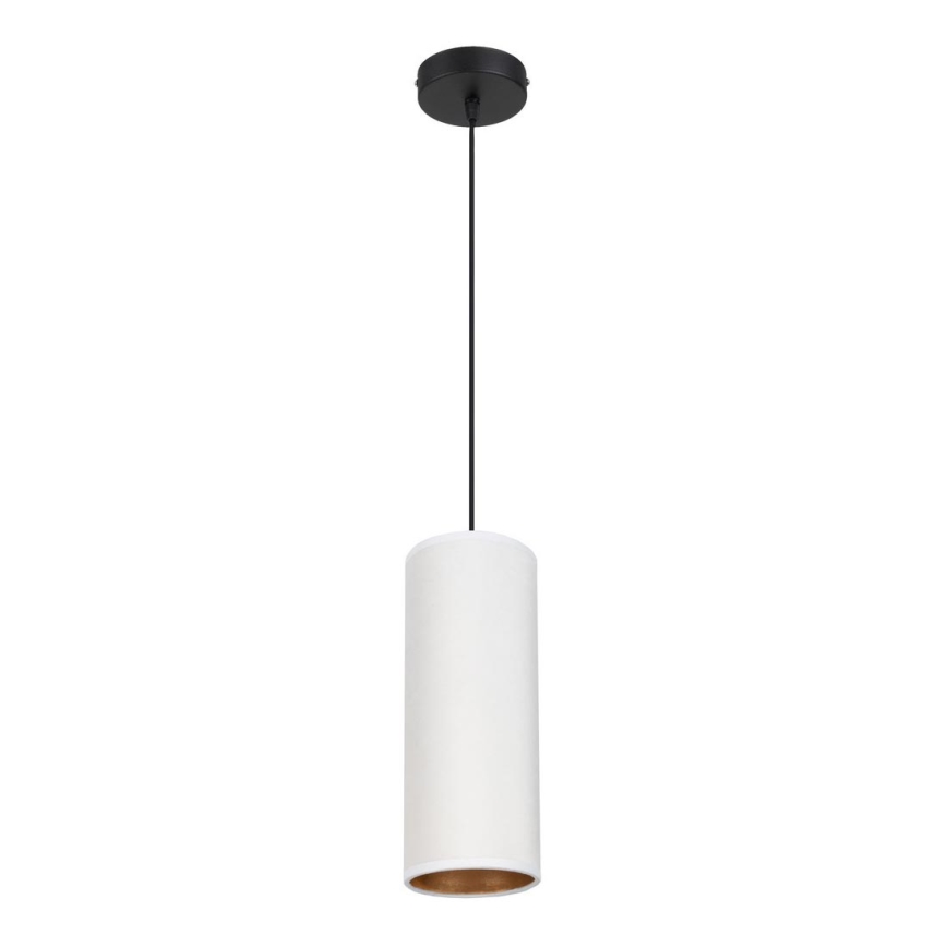 Hanglamp aan kabel AVALO 1xE27/60W/230V wit/koper