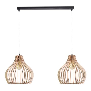 Hanglamp aan kabel BARREL 2xE27/24W/230V