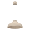 Hanglamp aan kabel BASCA 1xE27/15W/230V beige