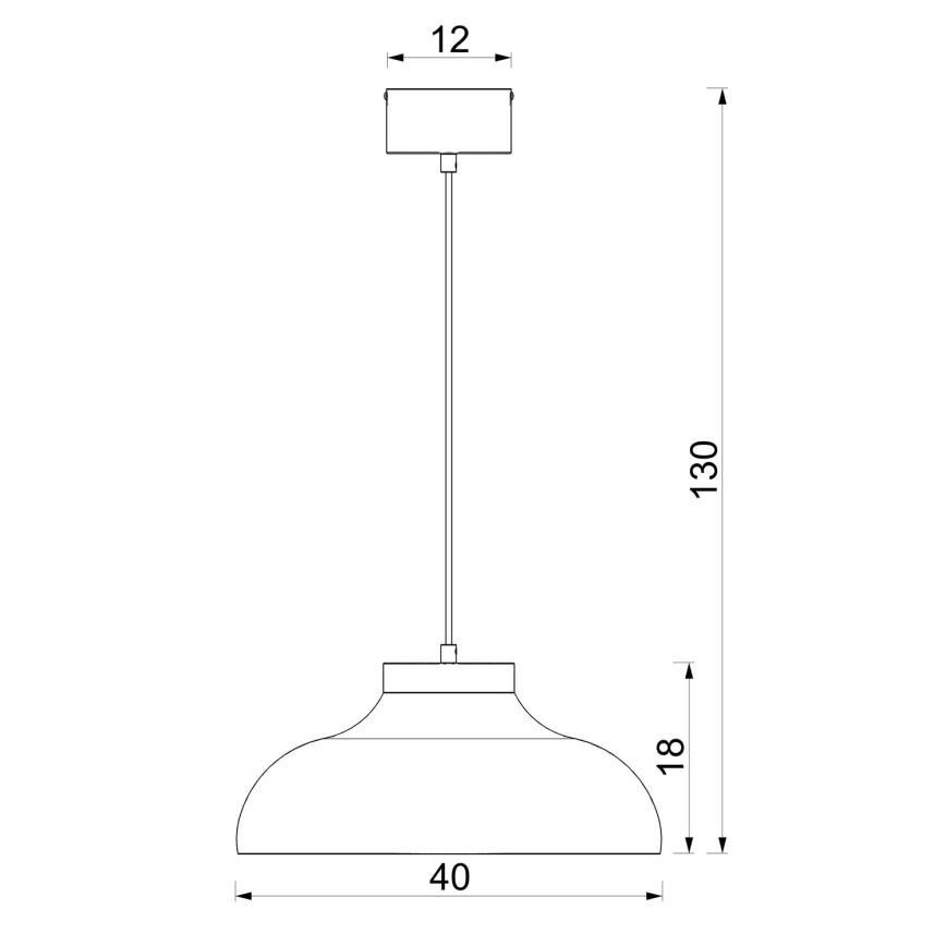 Hanglamp aan kabel BASCA 1xE27/15W/230V bordeaux
