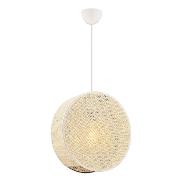 Hanglamp aan kabel BIG DRUM 1xE27/60W/230V crème