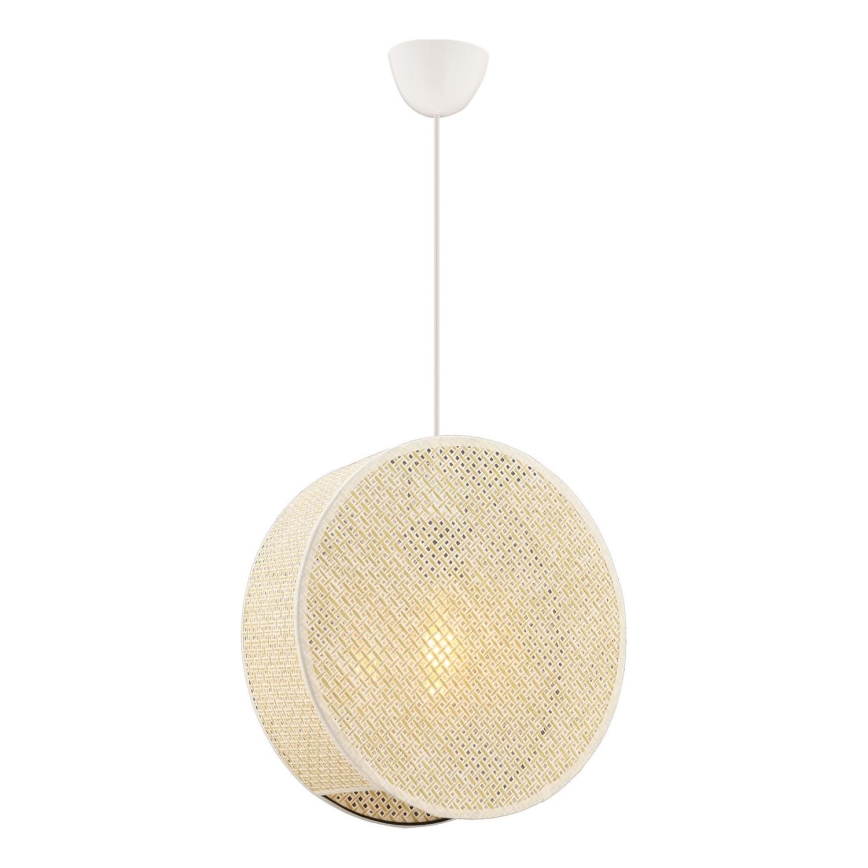 Hanglamp aan kabel BIG DRUM 1xE27/60W/230V crème