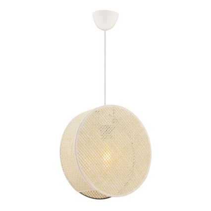 Hanglamp aan kabel BIG DRUM 1xE27/60W/230V crème