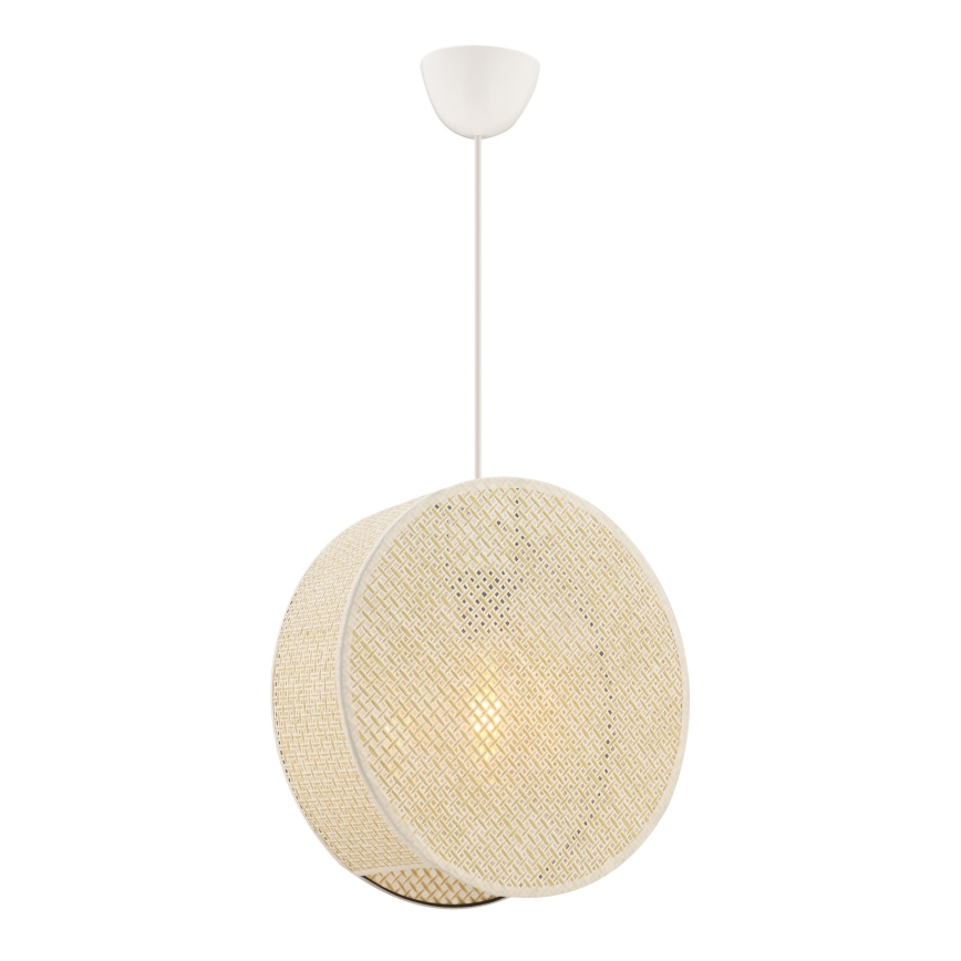 Hanglamp aan kabel BIG DRUM 1xE27/60W/230V crème