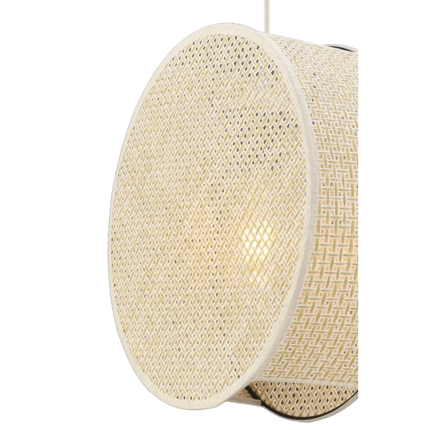 Hanglamp aan kabel BIG DRUM 1xE27/60W/230V crème