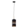 Hanglamp aan kabel BOGART 1xE27/15W/230V zwart/goud