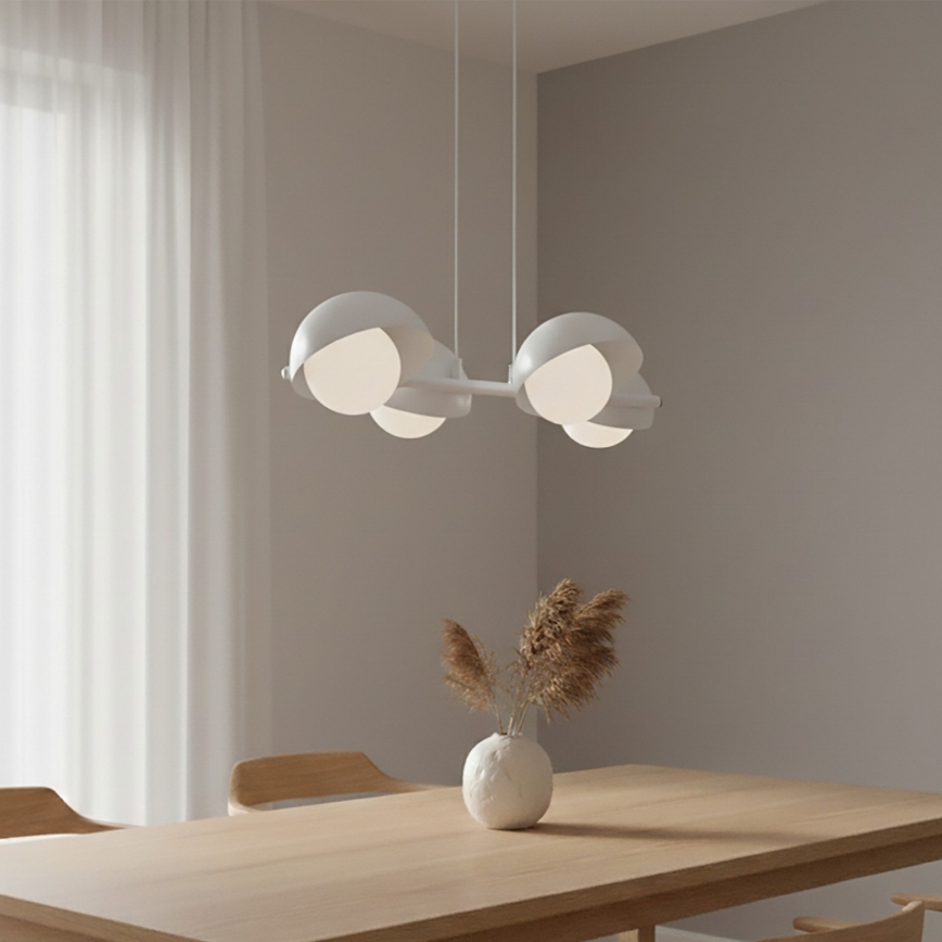 Hanglamp aan kabel BOOM 4xG9/8W/230V wit