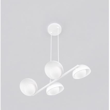 Hanglamp aan kabel BOOM 4xG9/8W/230V wit