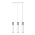 Hanglamp aan kabel BORGIO 3xGU10/40W/230V beton/metaal wit