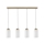 Hanglamp aan kabel BOSCO 4xE27/60W/230V eiken