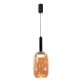 Hanglamp aan kabel BUENO 1xGX53/9W/230V Ø 15 cm rookbruin