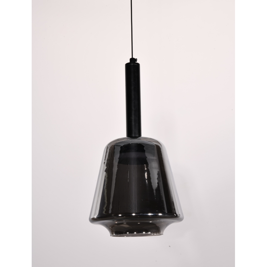Hanglamp aan kabel BUENO 1xGX53/9W/230V Ø 18 cm rookzwart