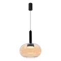 Hanglamp aan kabel BUENO 1xGX53/9W/230V Ø 25 cm smoky beige