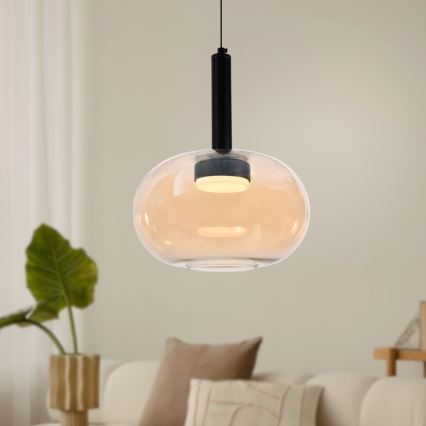 Hanglamp aan kabel BUENO 1xGX53/9W/230V Ø 25 cm smoky beige