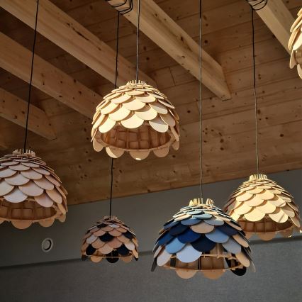 Hanglamp aan kabel BURGO 1xE27/60W/230V Ø 50 cm