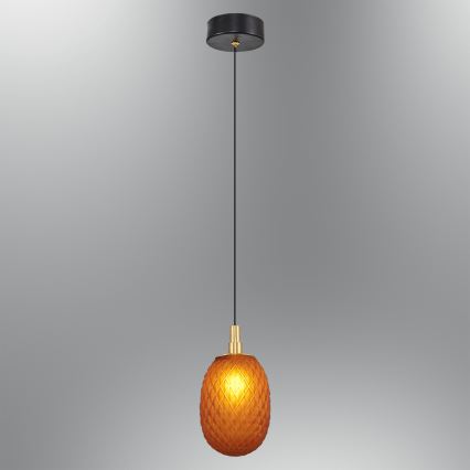 Hanglamp aan kabel CACTUS 1xG9/5W/230V koperkleurig