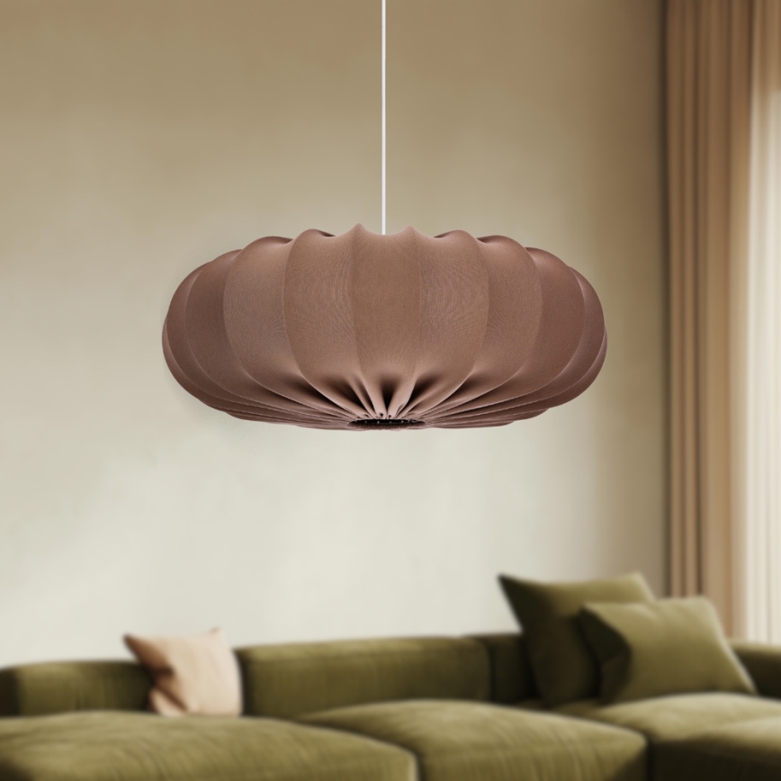 Hanglamp aan kabel CAFEE 1xE27/40W/230V, Ø 66 cm, bruin