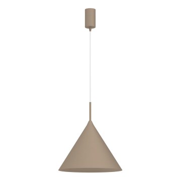 Hanglamp aan kabel CAPITAL 1x GX53/15W/230V Ø 32 cm taupe