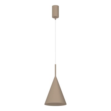 Hanglamp aan kabel CAPITAL 1xGX53/15W/230V Ø 17 cm beige