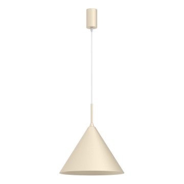 Hanglamp aan kabel CAPITAL 1xGX53/15W/230V Ø 32 cm crèmekleurig