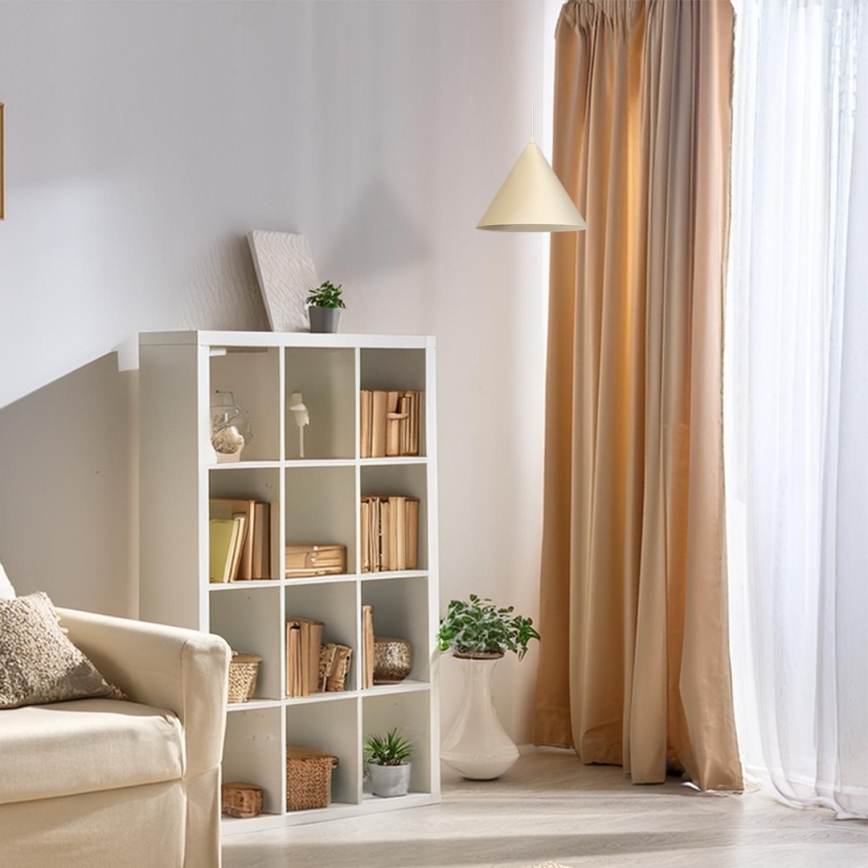 Hanglamp aan kabel CAPITAL 1xGX53/15W/230V Ø 32 cm crèmekleurig