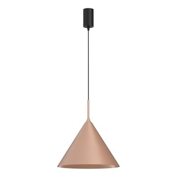 Hanglamp aan kabel CAPITAL 1xGX53/15W/230V Ø 32 cm roségoud