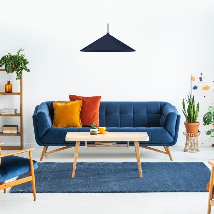 Hanglamp aan kabel CAPITAL 1xGX53/15W/230V Ø 60 cm blauw