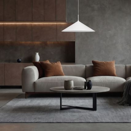 Hanglamp aan kabel CAPITAL 1xGX53/15W/230V Ø 60 cm wit