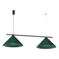 Hanglamp aan kabel CAPITAL 2xGX53/15W/230V groen