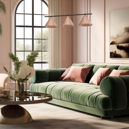 Hanglamp aan kabel CAPITAL 3xGX53/15W/230V roségoud