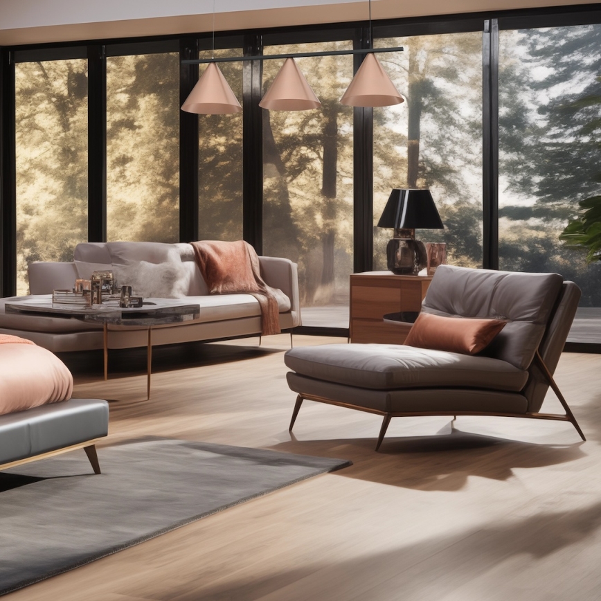 Hanglamp aan kabel CAPITAL 3xGX53/15W/230V roségoud