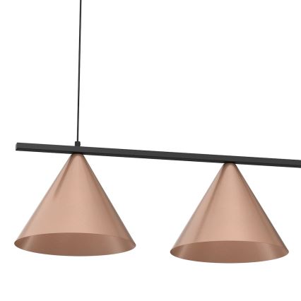 Hanglamp aan kabel CAPITAL 3xGX53/15W/230V roségoud
