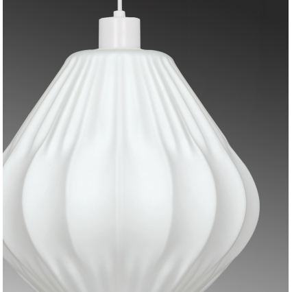 Hanglamp aan kabel CARSON 1xE27/40W/230V wit