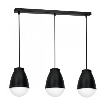 Hanglamp aan kabel CARYON 3xE14/60W/230V zwart
