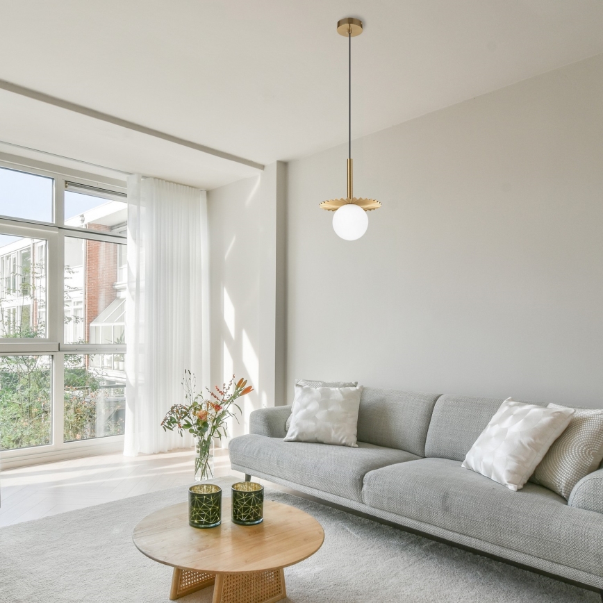 Hanglamp aan kabel CHITA 1xG9/5W/230V goudkleurig