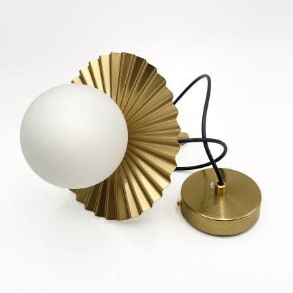 Hanglamp aan kabel CHITA 1xG9/5W/230V goudkleurig