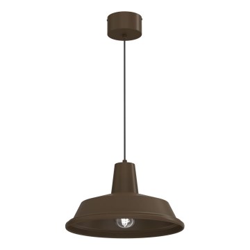 Hanglamp aan kabel CLASS 1xE27/15W/230V bruin