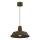 Hanglamp aan kabel CLASS 1xE27/15W/230V bruin