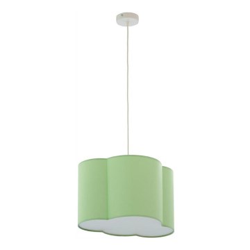 Hanglamp aan kabel CLOUD 1xE27/25W/230V groen