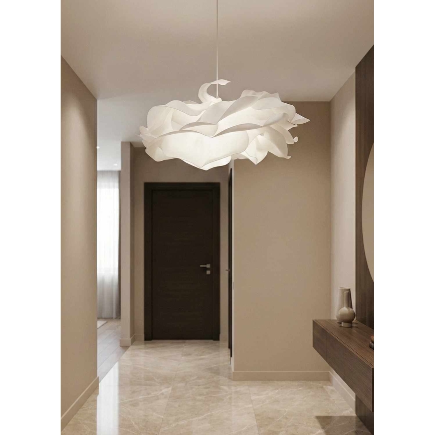 Hanglamp aan kabel CLOUDY 1xE27/40W/230V wit